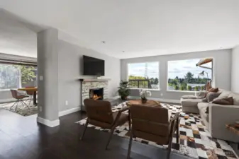 Staged Living Room