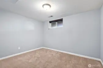 Fourth bedroom, apartment main bedroom on lower level