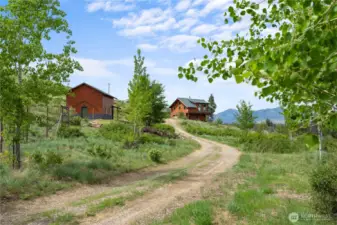 End-of-road privacy with year-round access.  Property includes private well and functional  3 BDRM septic system.
