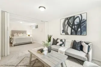 Lower Floor Bedroom & Sitting Room