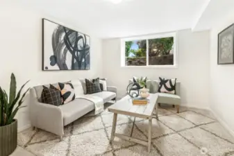 Lower Floor Bedroom - Sitting Room