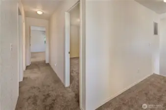 All 3 bedrooms conveniently near each other