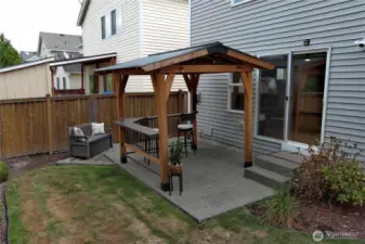 Fantastic backyard patio area!