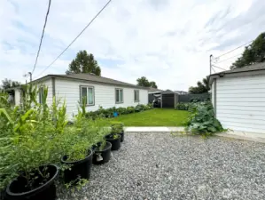 Back of Home and ADU