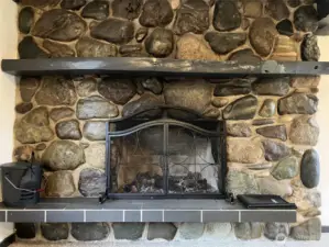 Wood Burning Fireplace