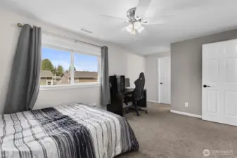 Second bedroom with walk in closet