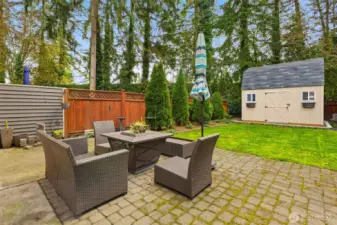 Unique backyard space