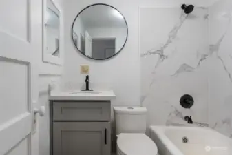 Updated Full Bathroom