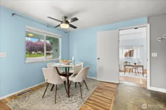 Dining area.