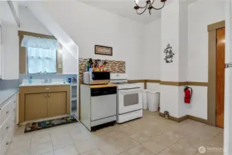 Kitchen in Unit A.