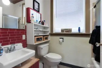 This is the bathroom for Unit A.