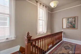 This is the landing on the second floor where Units B&C are located.
