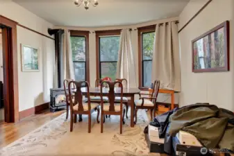 Dining Room in Unit A.