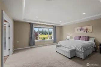 Primary Bedroom with VIEWS!