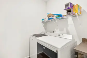 Laundry on the main.