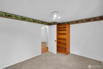 Big bedroom on upper floor.