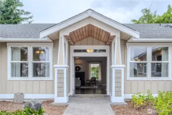 Beautiful French Door Entry