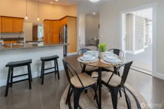 Dining Room with Access to the Large Patio