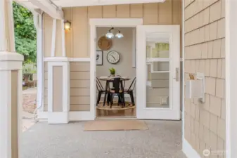Kitchen Access of the Patio