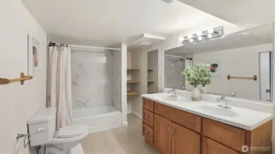 Full Bathroom on Lower Level.