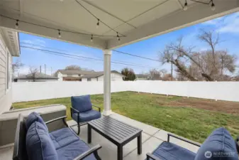 Covered Back patio