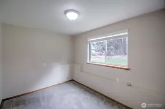 Bedroom 2 located on lower level