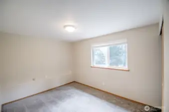 Bedroom 3 located on lower level