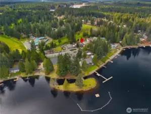 220 steps to the lake!