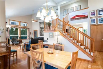 Cathedral Ceilings, with Air-Gap Between homes for Privacy and Quiet~