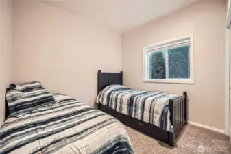 2nd bedroom on right in 'upstairs' section