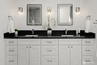 Primary Bath 2 sink vanity