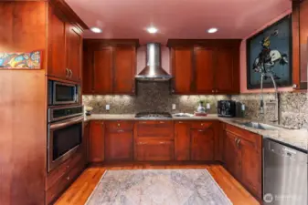Main living quarters kitchen