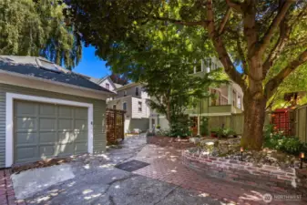 You have your own private courtyard right at home!