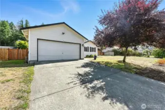 Garage with 2 EV Car Chargers