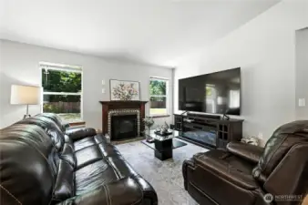 Living Room with Gas Fireplace