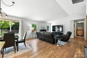 Open Floor Plan with Vaulted Ceilings