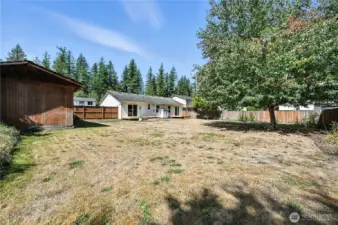 Spacious Yard Ready for You - Veggie Garden, Flower Garden, or ?