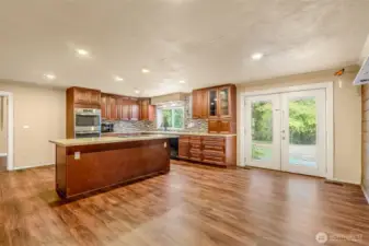 HUGE kitchen/dining room