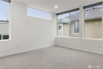 Primary bedroom located on 3rd floor