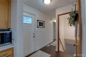 Entry and Staircase to Basement