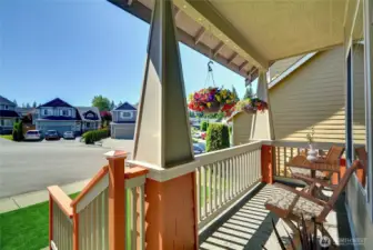 Inviting front porch!  Great spot to enjoy morning coffee or tea.