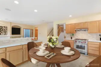 Such a wonderful kitchen!  So much storage!  Great pantry will pull out drawers.