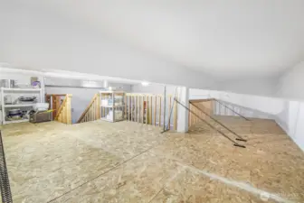 273 square feet of loft storage in the garage!  This home does not lack for storage!