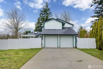 Completely fenced, you'll love the privacy!