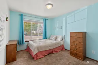 Fourth bedroom with large closet.