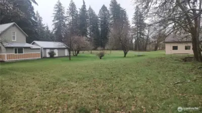Upper lot home and shop building