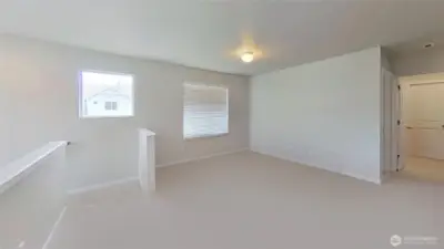Loft without furniture