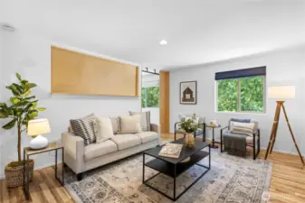 One of two versatile flex rooms that provide ample space for guests, hobbies or extra sleeping quarters. This one would make the perfect set up for a live in nanny, mother-in-law or extended out of town guests!