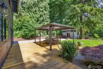 The deck with Gazebo was added in 2020 for enhanced outdoor living.