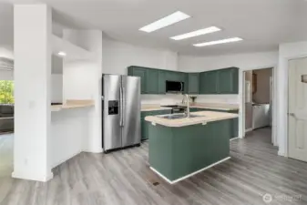 Spacious Kitchen with SS Appliances